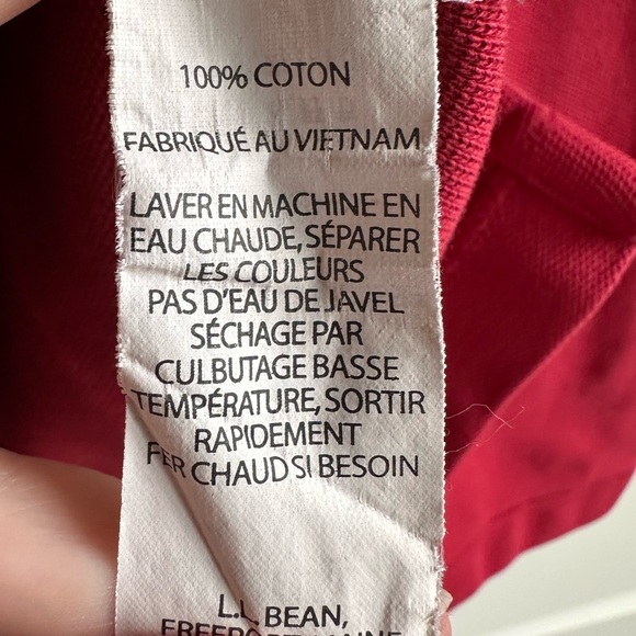 L.L. Bean Men’s Polo Shirts Size XL Red, Orange, Yellow Cotton Bundle of 3 - Picture 9 of 9